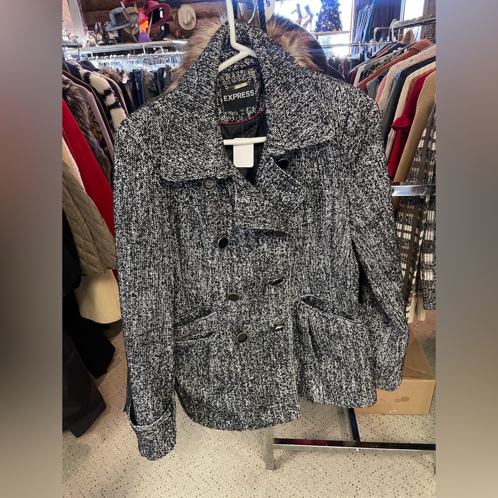 Great Condition Express L Recycled Wool Blazer